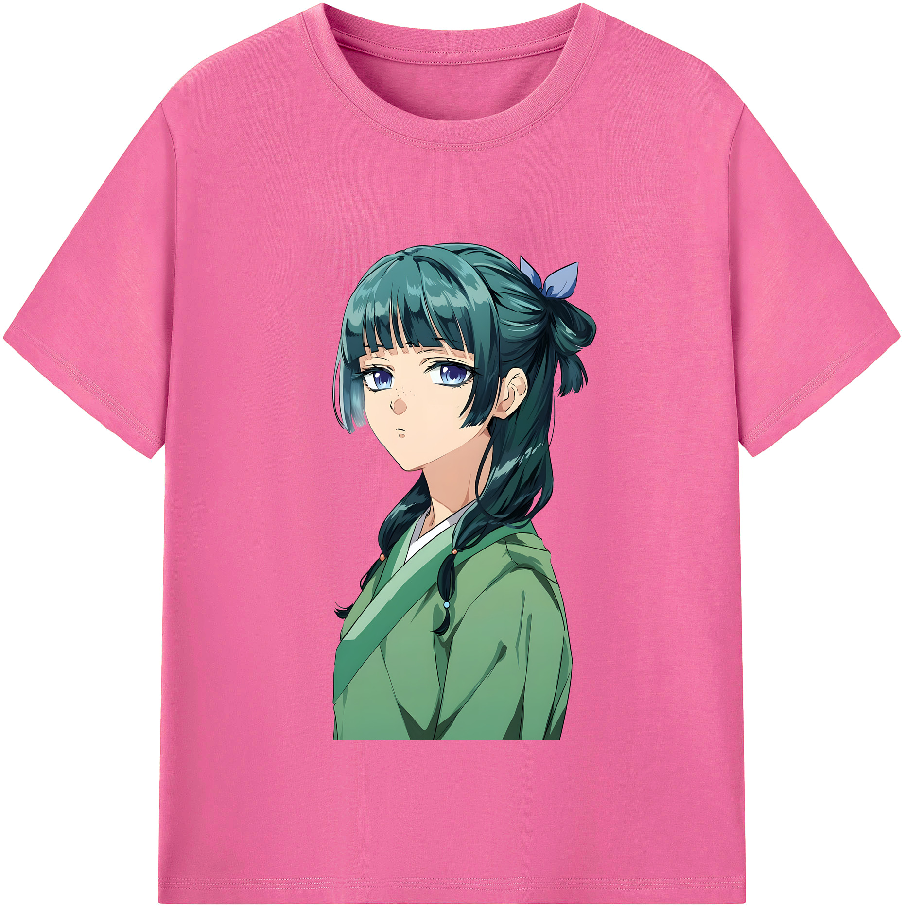 （画像用） 薬屋のひとりごと The Apothecary Diaries レディースカジュアルプリントTシャツ（綿100％）